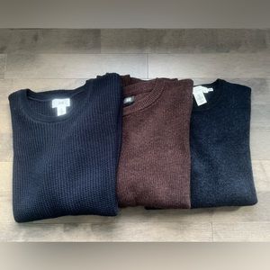 3 H&M sweaters